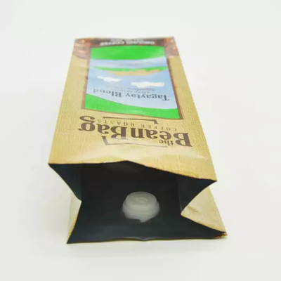 Загерметизированная алюминиевой фольги кофейных зерен чая порошка еды сумка чокнутой упаковывая с клапаном воздуха
