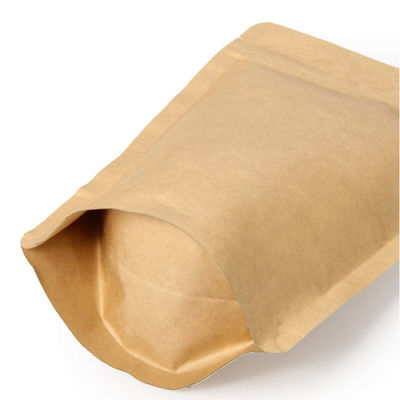 бумажный мешок кофе 16oz Biodegradable k стоит вверх плоское дно