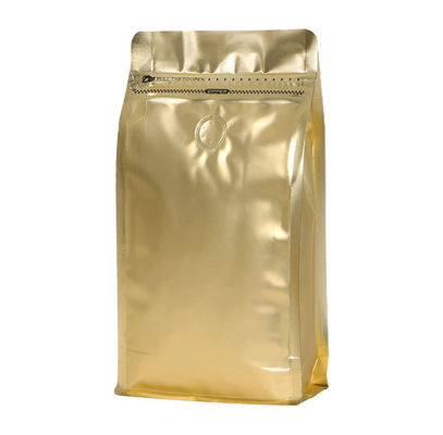 Дно многоразовой сумки алюминиевой фольги плоское для кофейных зерен офсетная печать