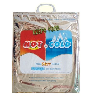 Freezable изолированная термальная сумка охладителя, сумка обеда Tote PET/VMPET