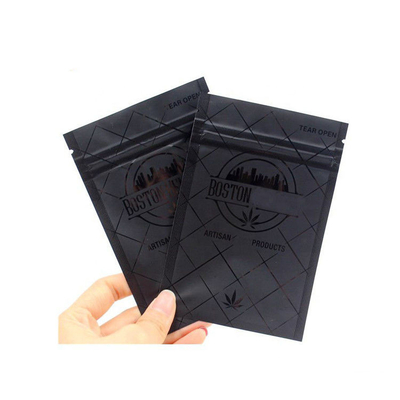 Resealable черная сумка Mylar k упаковывая с окном CMYK/печатанием Pantone