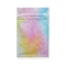 Сумка застежка-молнии Mylar картины лоснистой радуги мраморизуя Reclose плоско для косметики ювелирных изделий