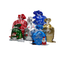 Рождественские Санта-Клаус Дети Пластиковые Игрушки Печенья Конфеты Шнурка Сумки Упаковка Упаковки