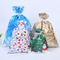 Рождественский праздник партия пользу пластиковой фольги Drawstring подарок лечить сумки конфеты лакомства