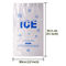 Устранимые полиэтиленовые пакеты Lolly льда 10lb 25lb, многоразовый мешок попа льда